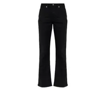 Jeans mit Knopfverschluss - Schwarz