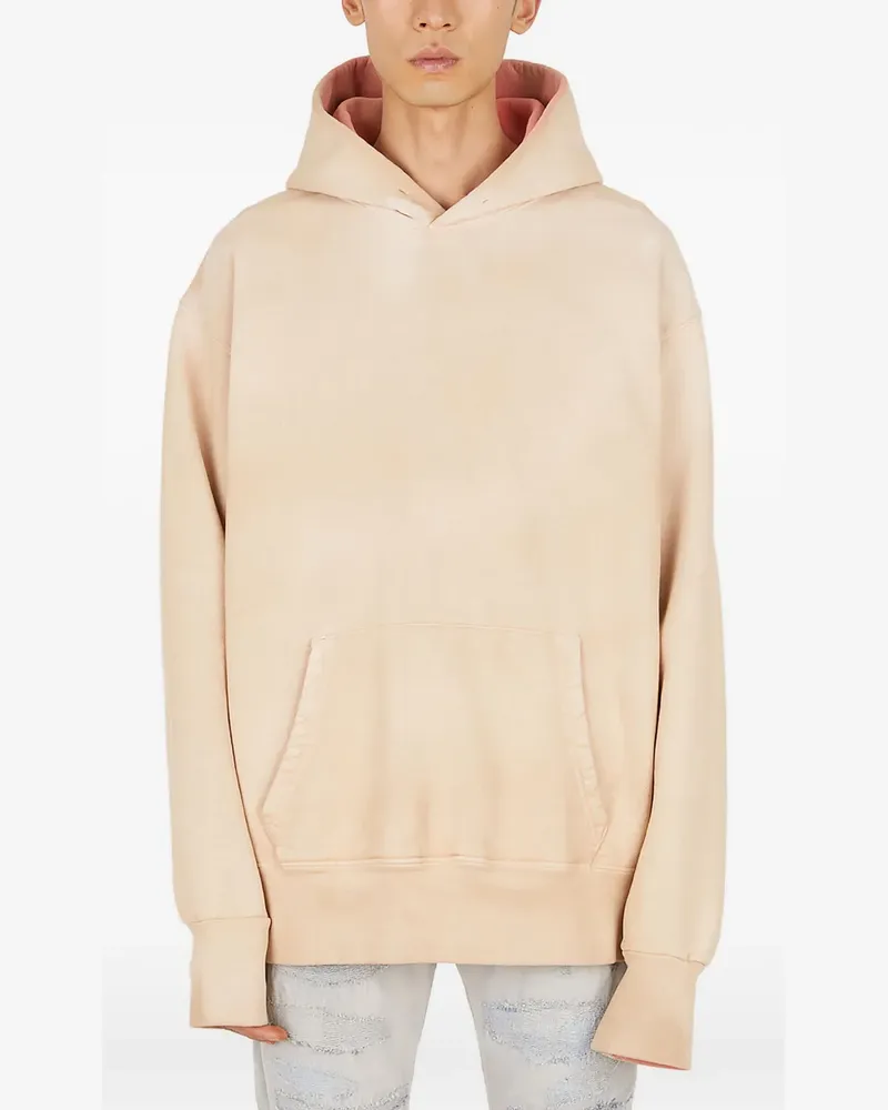 NotSoNormal Hoodie mit tiefen Schultern und Kängurutasche - Nude Nude