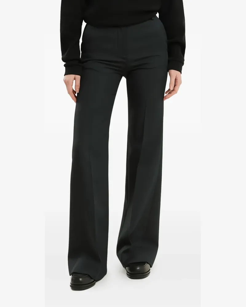 1989 STUDIO cotton flared trousers - Grün Grün