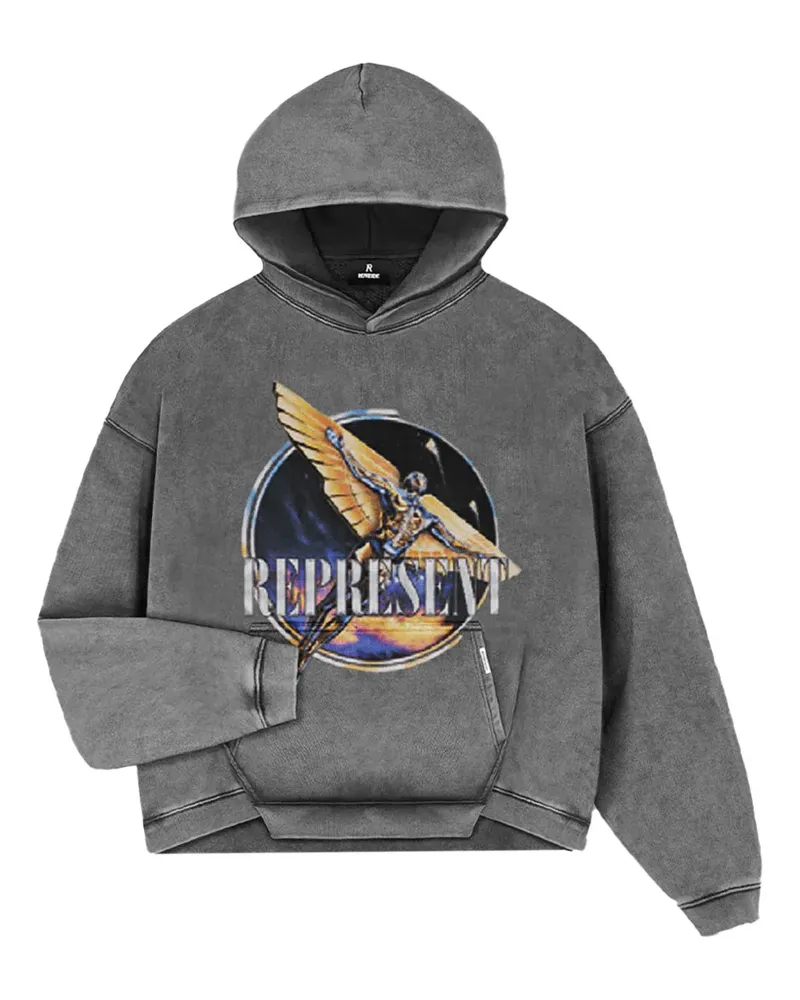 REPRESENT Golden Tour Hoodie - Grau Grau