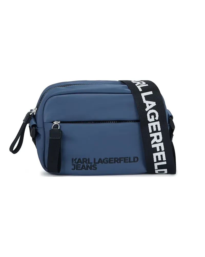 Karl Lagerfeld KLJ Umhängetasche mit Logo-Print - Blau Blau