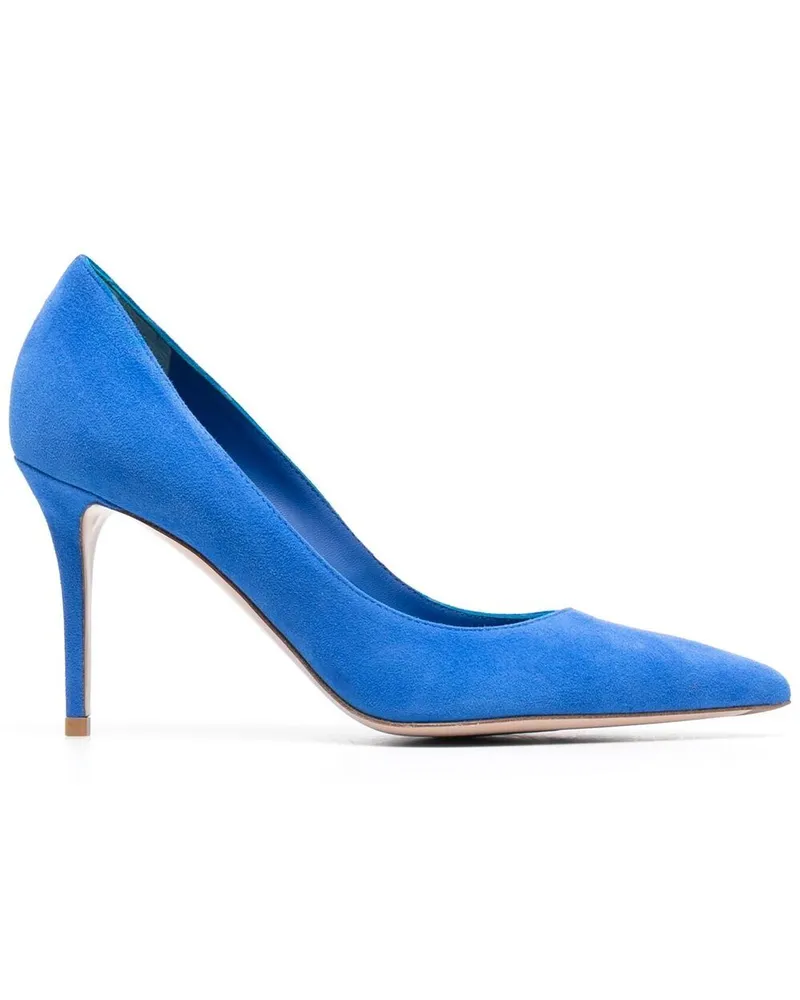 Le Silla Eva Pumps mit spitzer Kappe - Blau Blau
