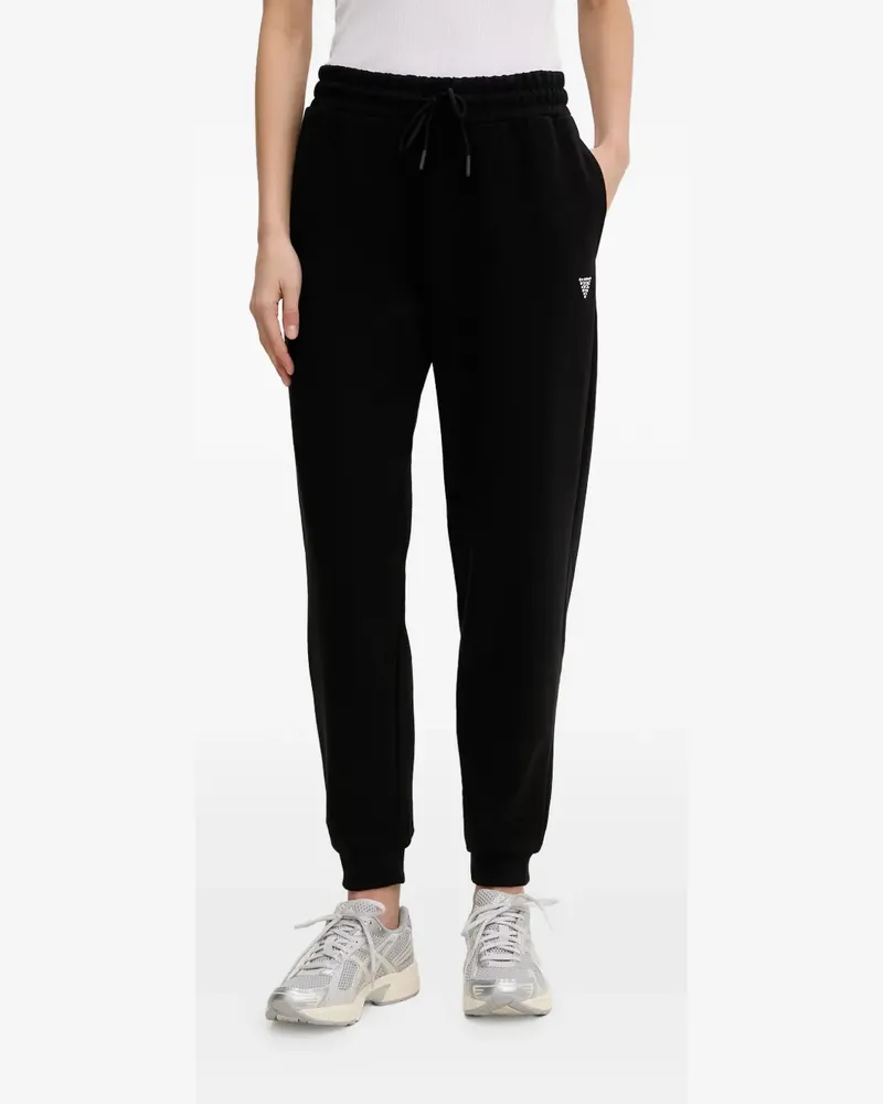 Guess Jogginghose mit kristallverziertem Kordelzug - Schwarz Schwarz