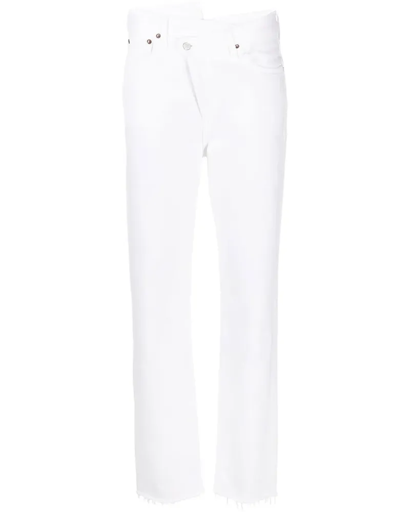 AGOLDE Schmale Jeans - Weiß Weiß