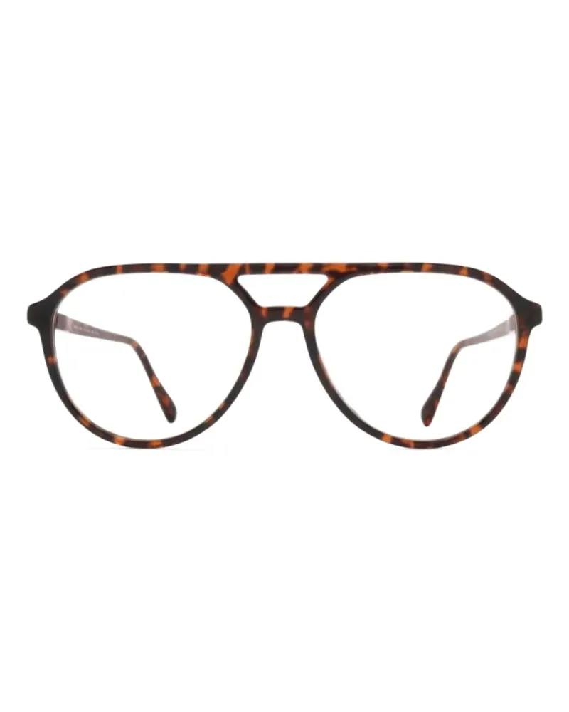 Mykita Atine browline glasses - Braun Braun