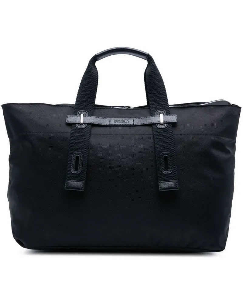 Furla Großer Giove Shopper - Schwarz Schwarz
