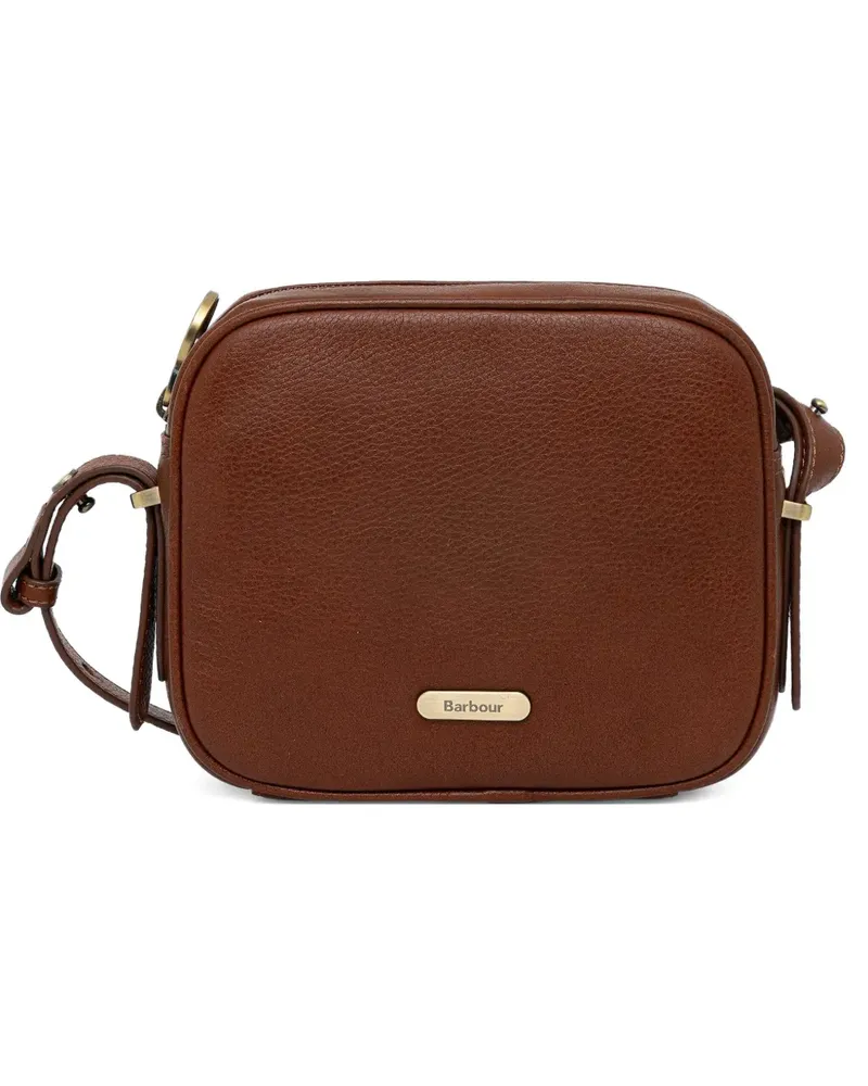 Barbour Daphne leather crossbody bag - Braun Braun