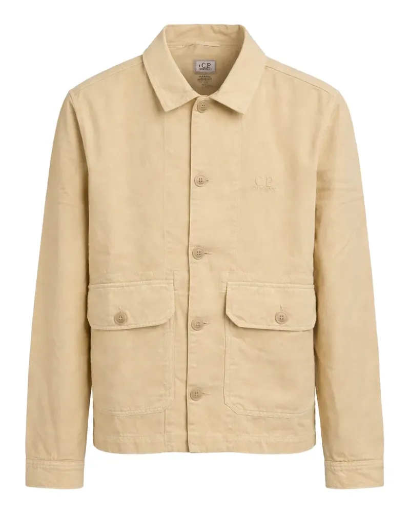 C.P. Company buttoned pocket overshirt - Nude Nude