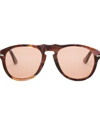 J.W.Anderson x Persol Pilotenbrille mit Logo Rosa