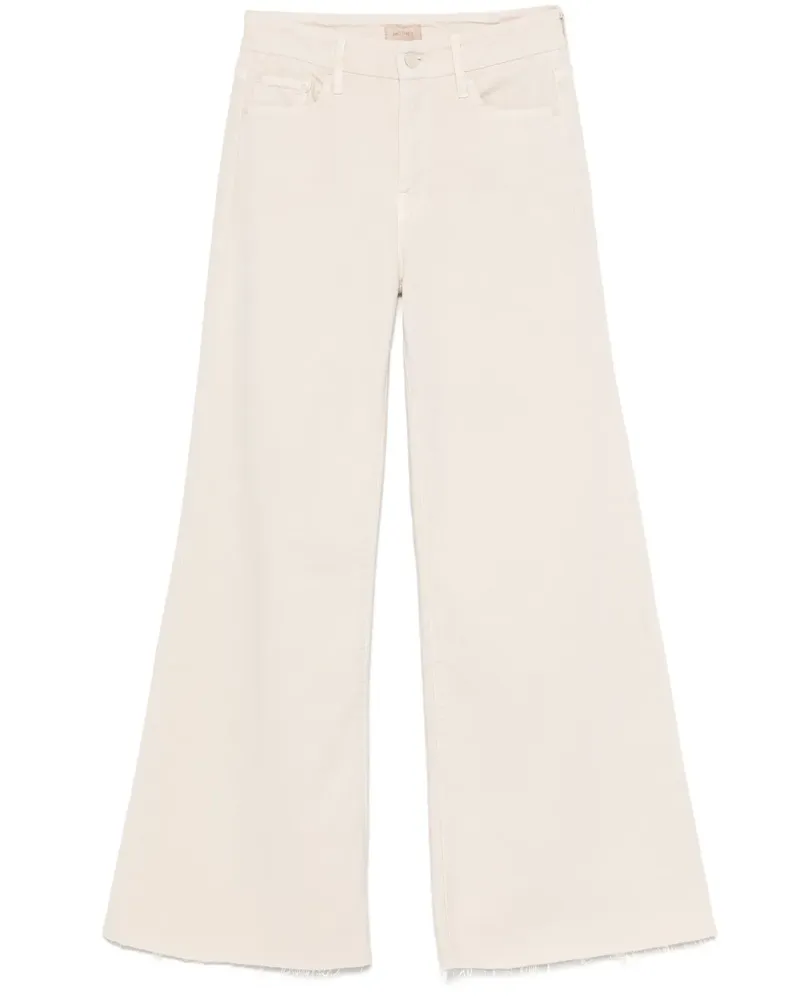 Mother Schlagjeans mit hohem Bund - Nude Nude