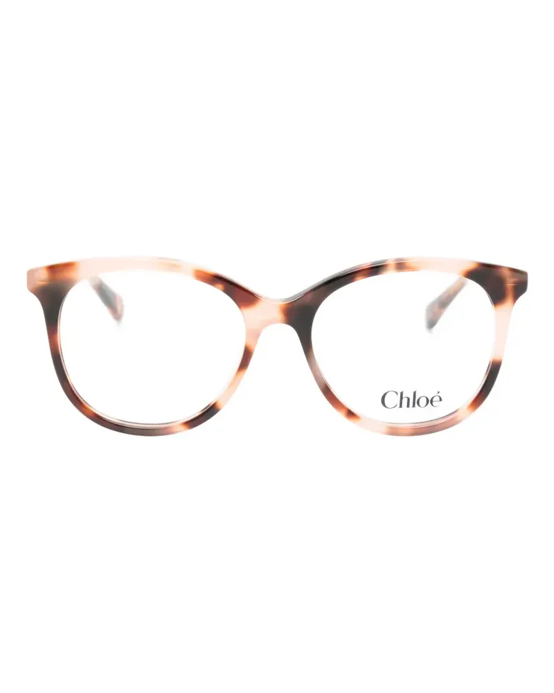 Chloé tortoiseshell-effect cat-eye glasses - Nude Nude