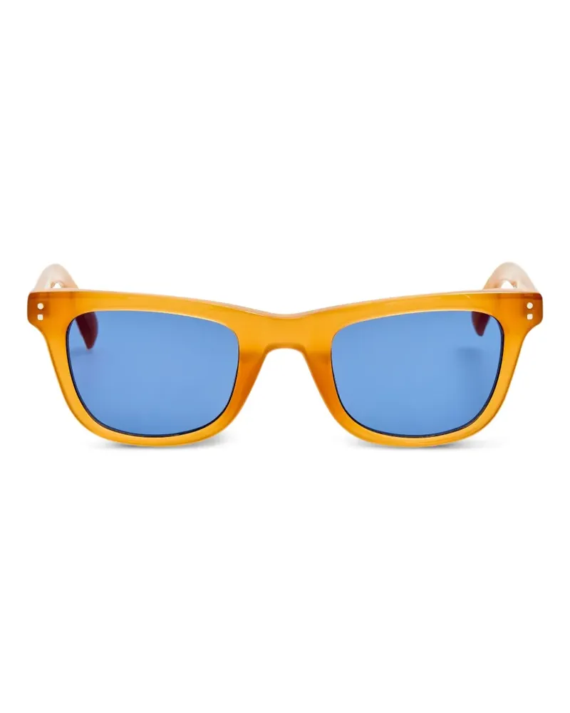 Jacquemus Sonnenbrille mit eckigem Gestell - Orange Orange