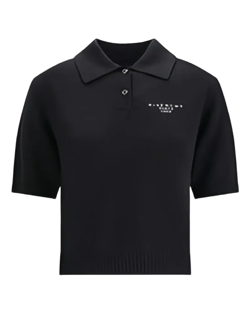 Givenchy short-sleeve logo polo top - Schwarz Schwarz