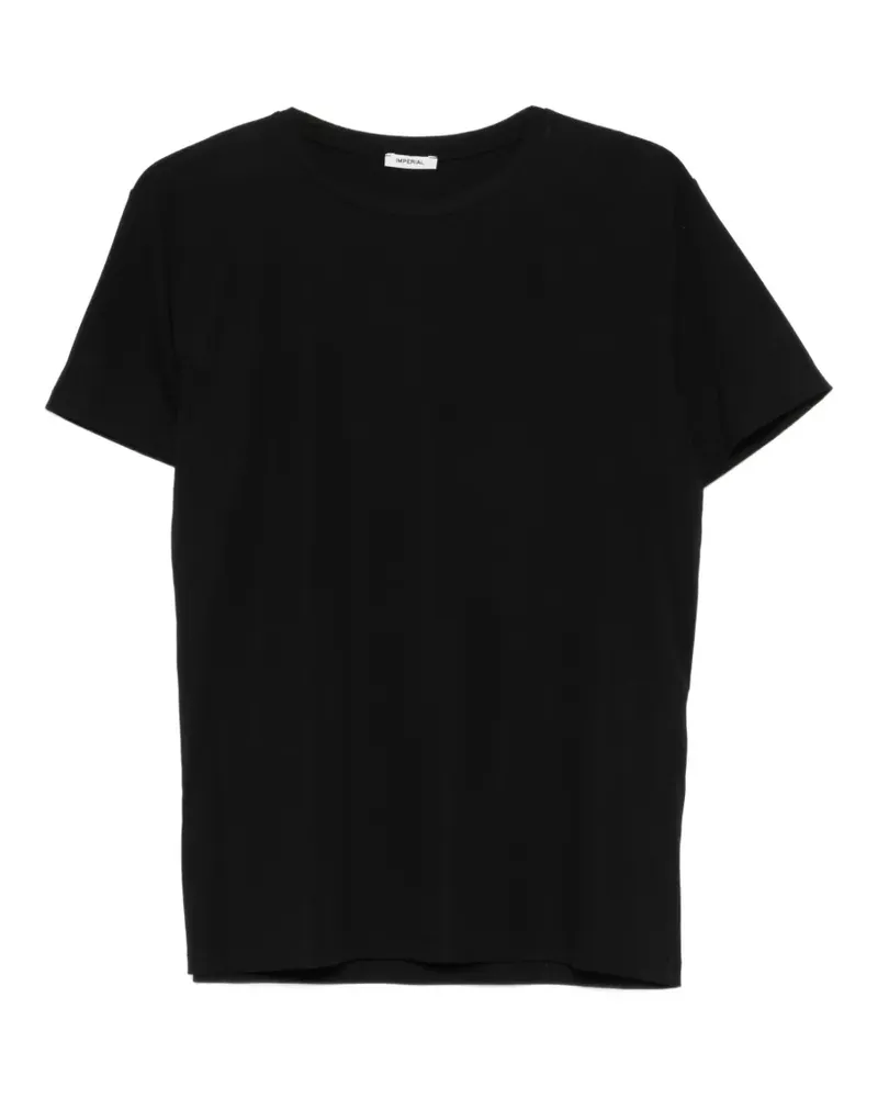 IMPERIAL T-Shirt mit rundem Ausschnitt - Schwarz Schwarz