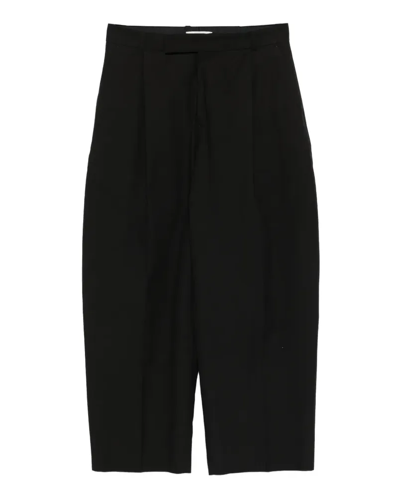 Studio Nicholson Plissierte Hose - Schwarz Schwarz