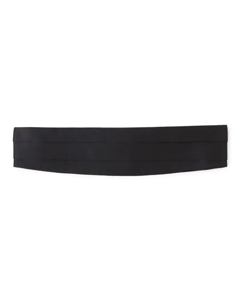 Canali Kummerband aus Seide Schwarz