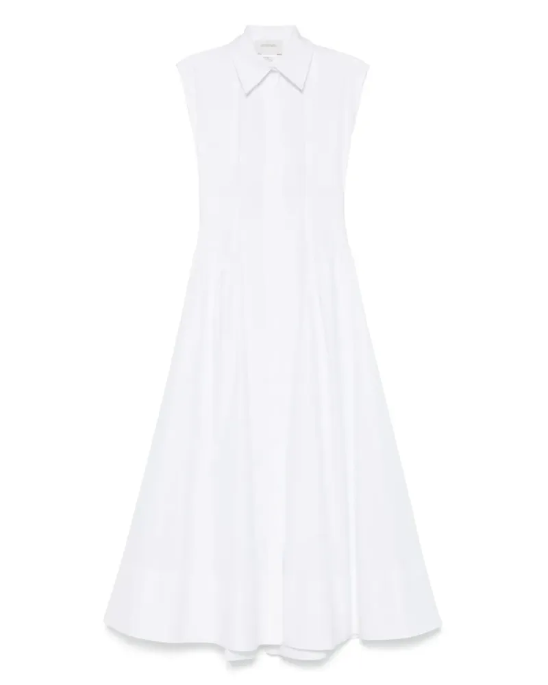 SPORTMAX Fabiana Maxikleid - Weiß Weiß