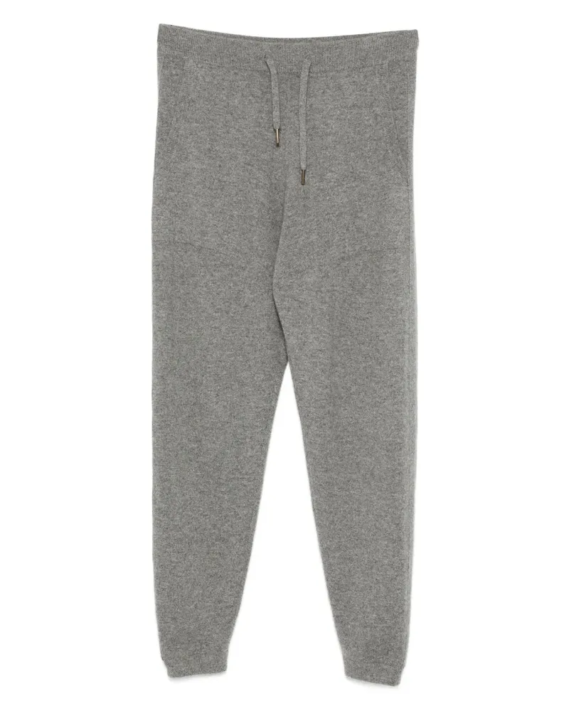 Eric Bompard Hose mit Kordelzug - Grau Grau