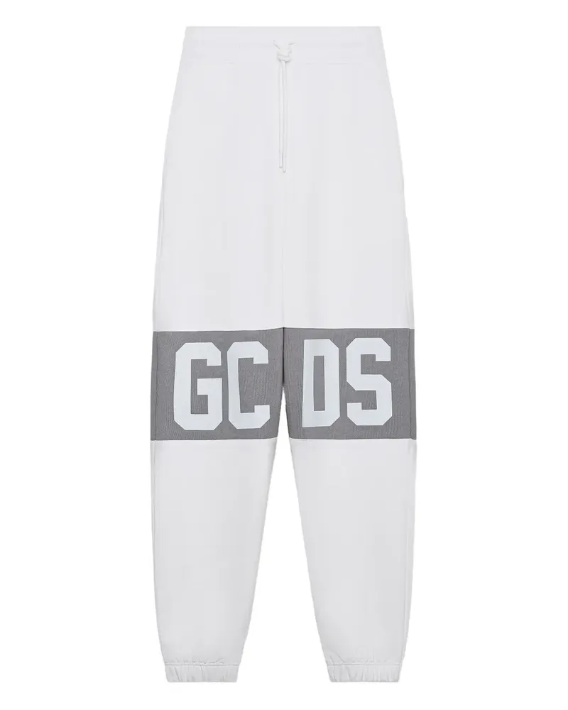 GCDS Jogginghose mit Logo-Print - Weiß Weiß