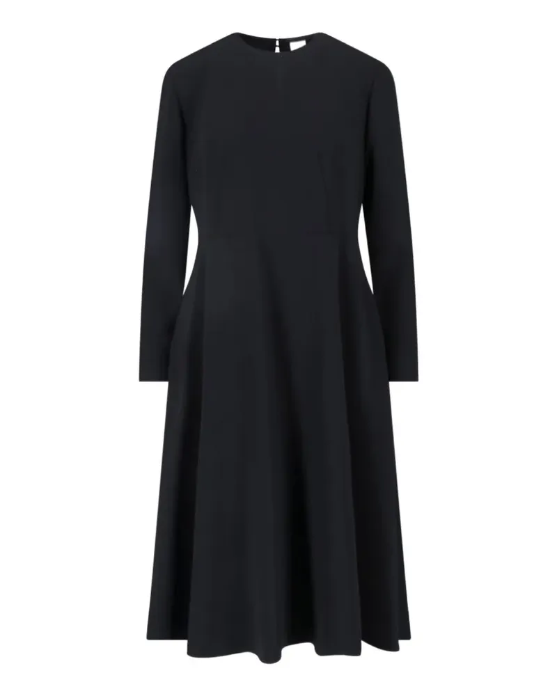 ASPESI Ausgestelltes Midikleid - Schwarz Schwarz