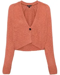 James Perse Klassischer Cropped-Cardigan Braun