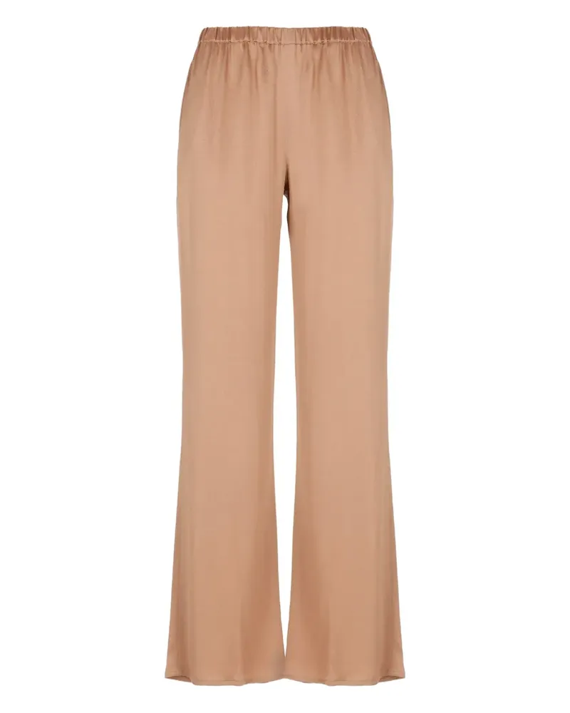 Antonelli Firenze Hose aus Seidengemisch mit Stretchbund - Braun Braun