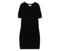 Minikleid aus Wolle - Schwarz