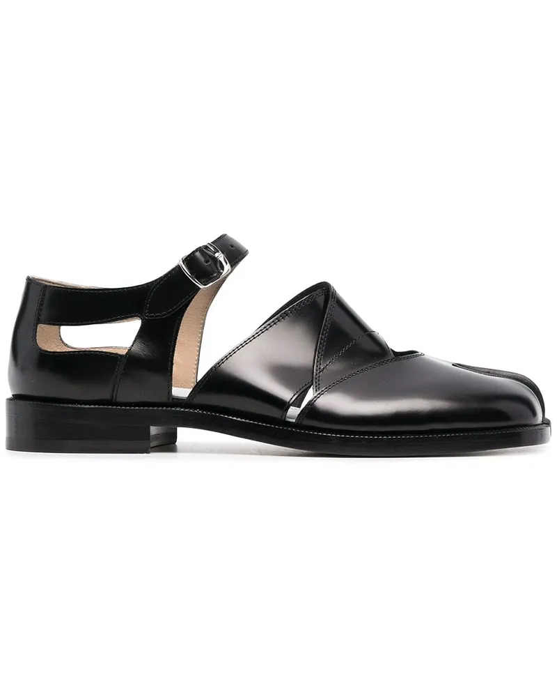 Maison Margiela Tabi Sandalen mit Cut-Outs - Schwarz Schwarz
