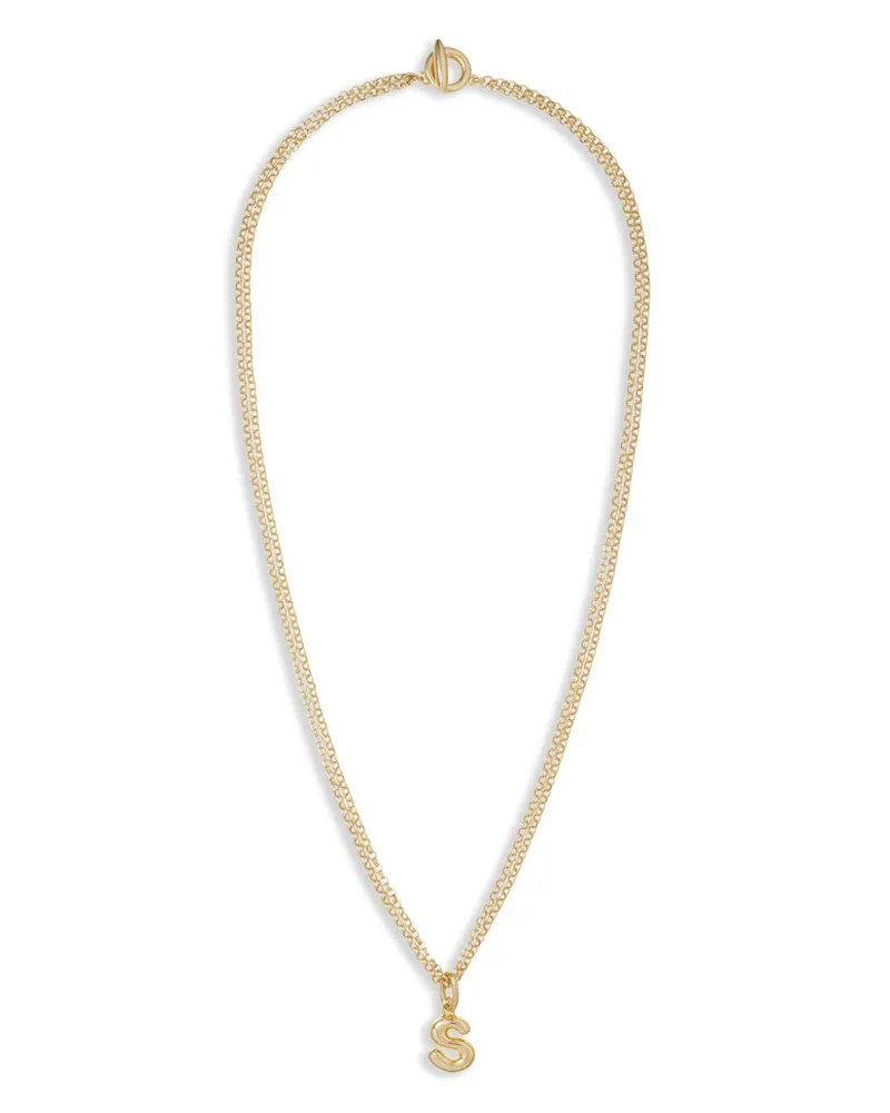 Roxanne Assoulin The Puffy Initial Halskette - Gold Gold