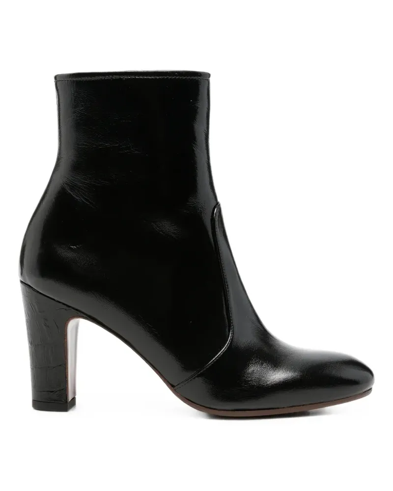 Chie Mihara Manel croc-effect leather ankle boots - Schwarz Schwarz