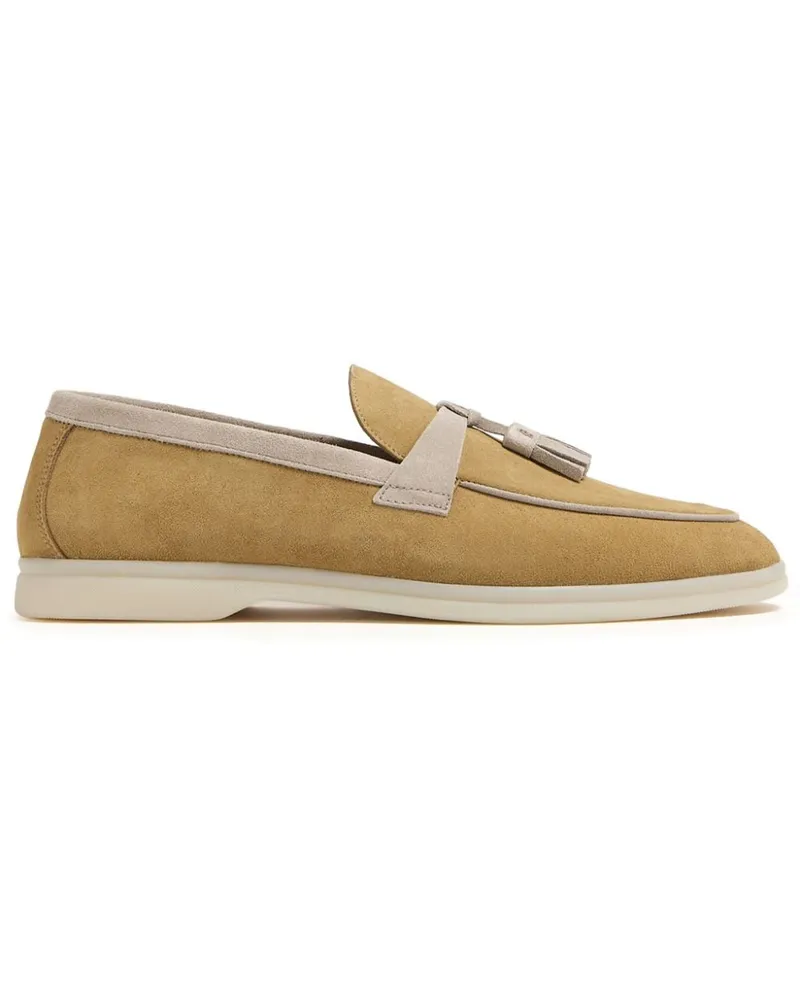 Scarosso Leandro Loafer aus Wildleder - Braun Braun