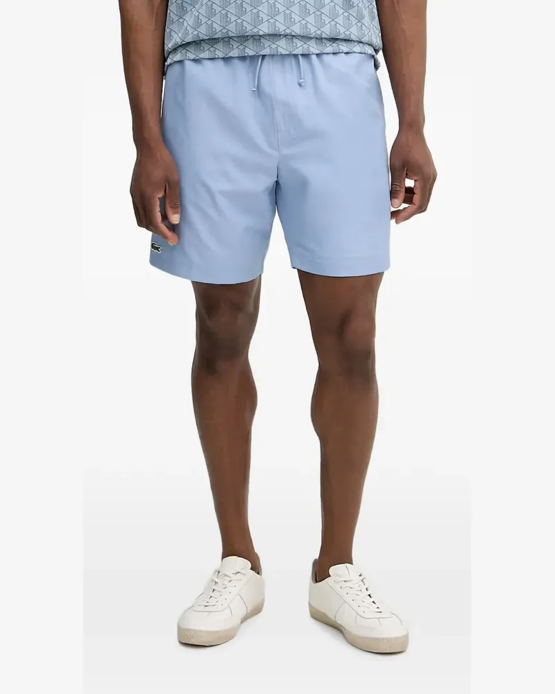 Lacoste logo-patch tennis shorts - Blau Blau