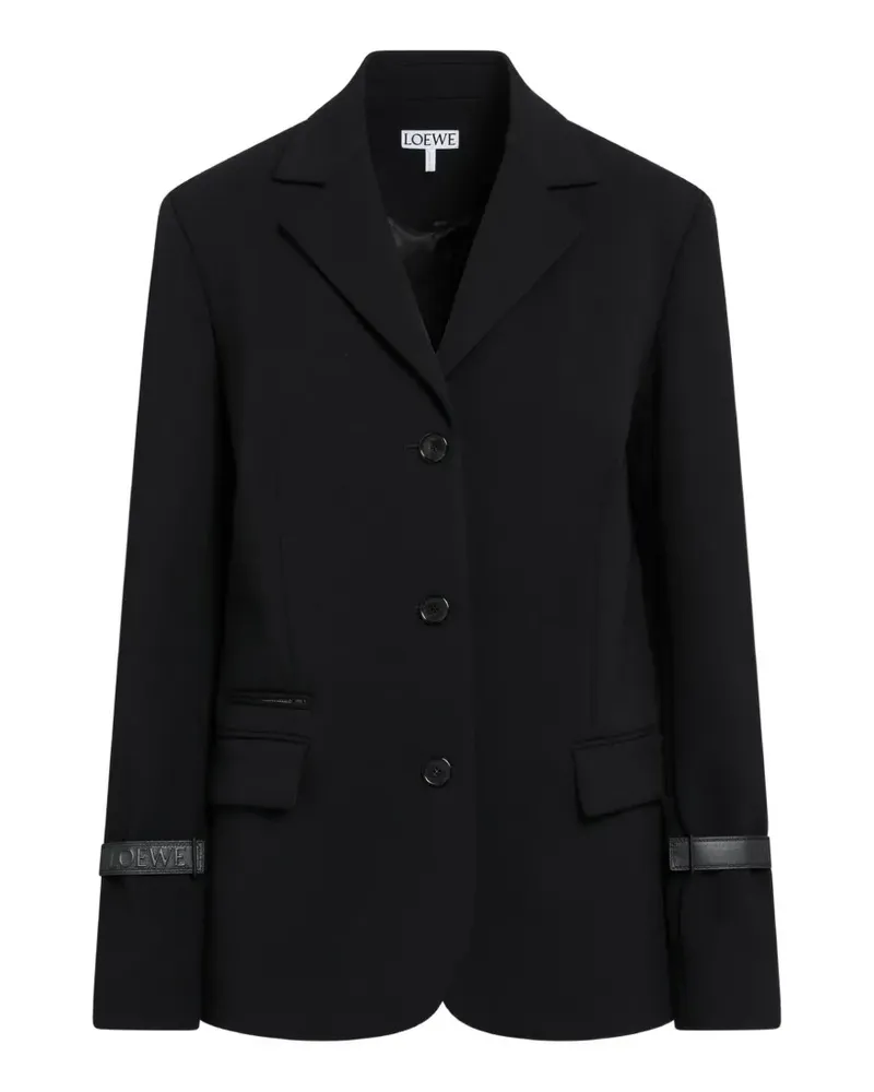Loewe jacket in stretch wool blend - Schwarz Schwarz