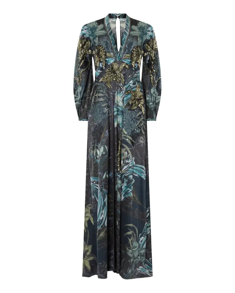 Temperley London Kleid mit Pailletten - Blau Blau