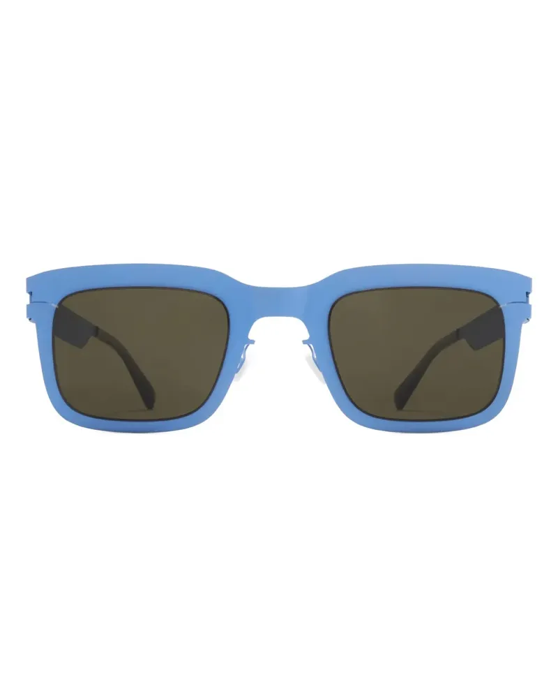 Mykita Sonnenbrille mit eckigem Gestell - Blau Blau