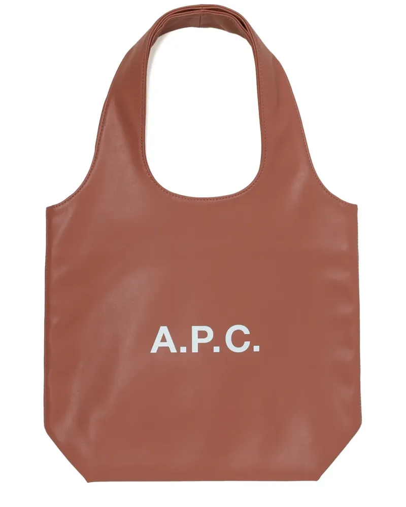 A.P.C. Kleiner Ninon Shopper - Braun Braun