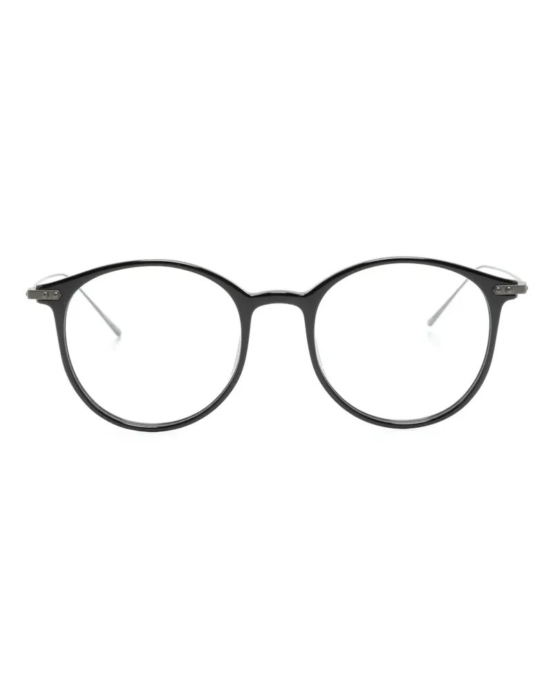 Linda Farrow Gray Brille mit rundem Gestell - Schwarz Schwarz