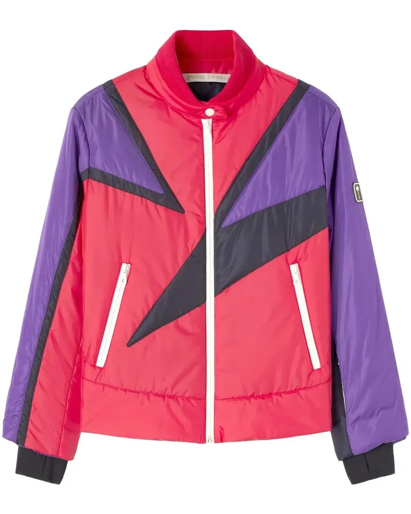 Palm Angels Skijacke mit Print - Rosa Rosa
