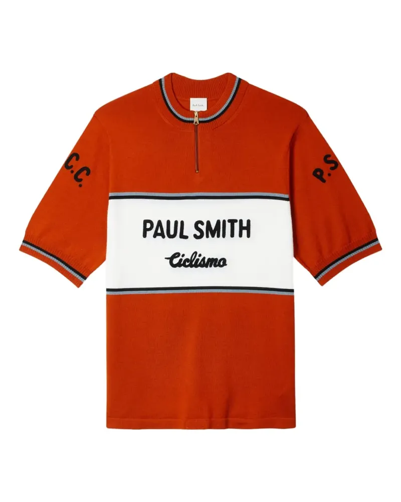Paul Smith Pullover mit Radstreifen - Orange Orange
