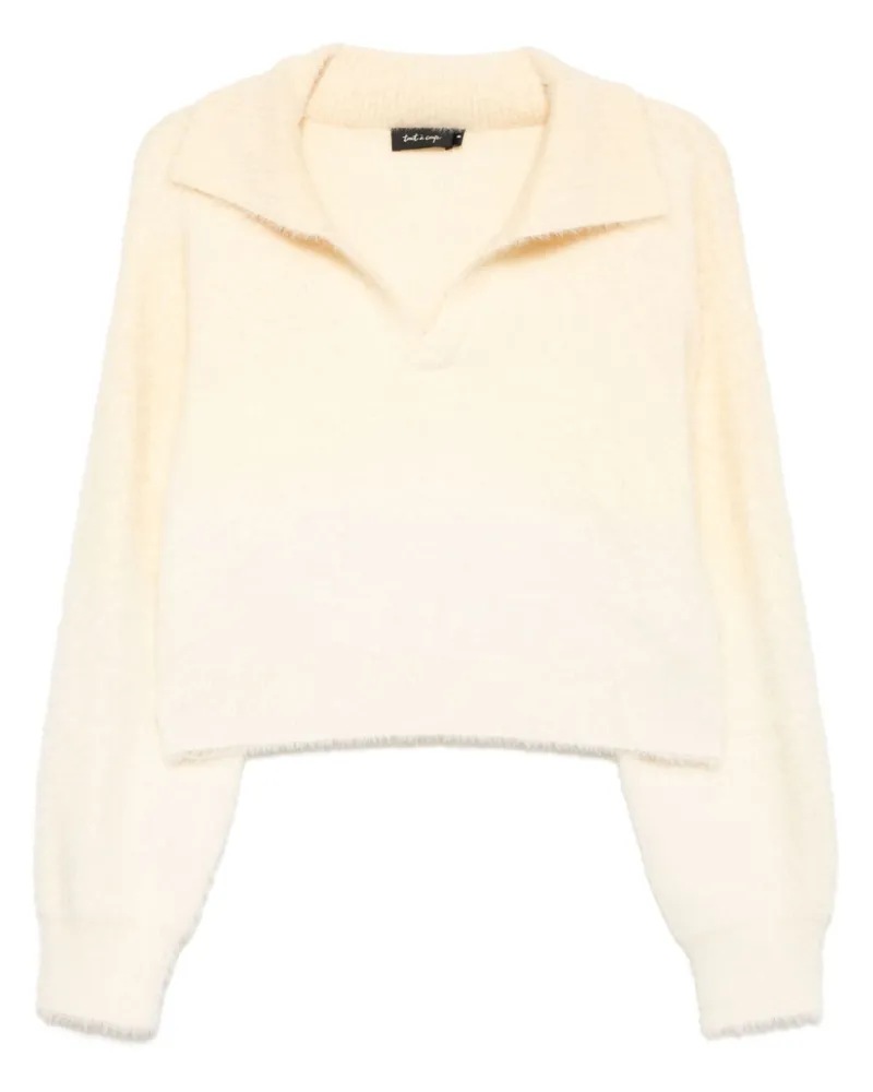 Tout a Coup Gebürsteter Pullover - Nude Nude