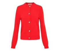 Geknöpfter Cardigan - Rot