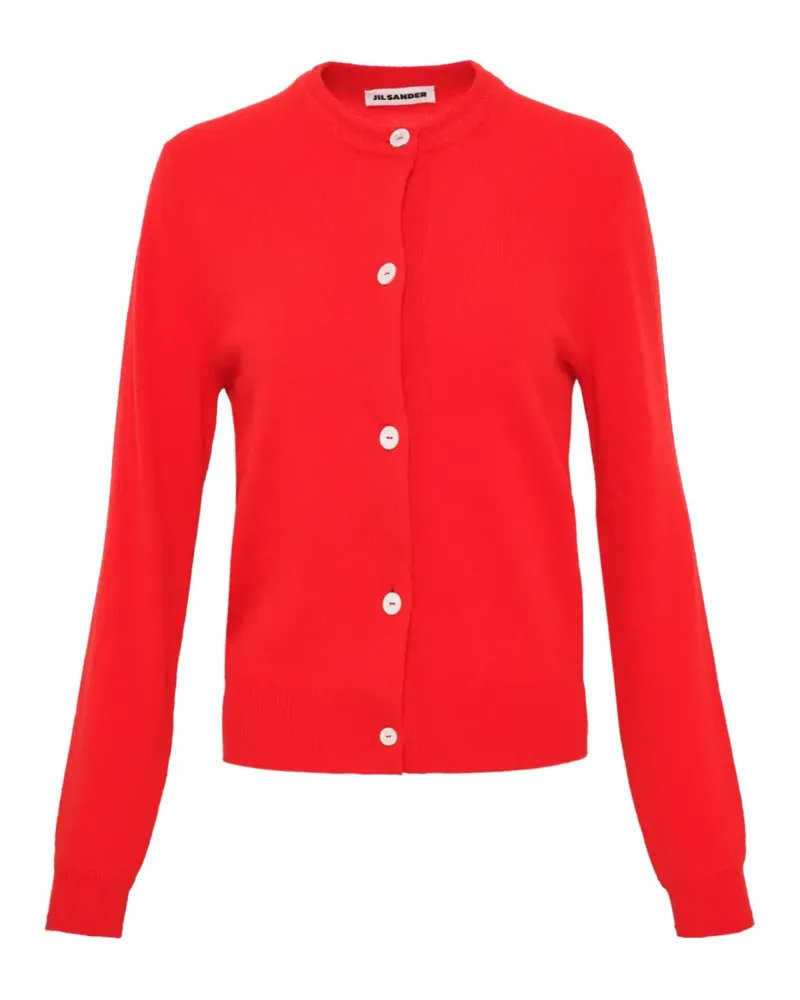 Jil Sander Geknöpfter Cardigan - Rot Rot