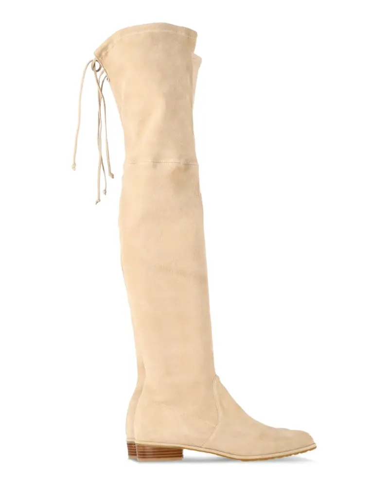 Stuart Weitzman lowland over-the-knee boots - Nude Nude