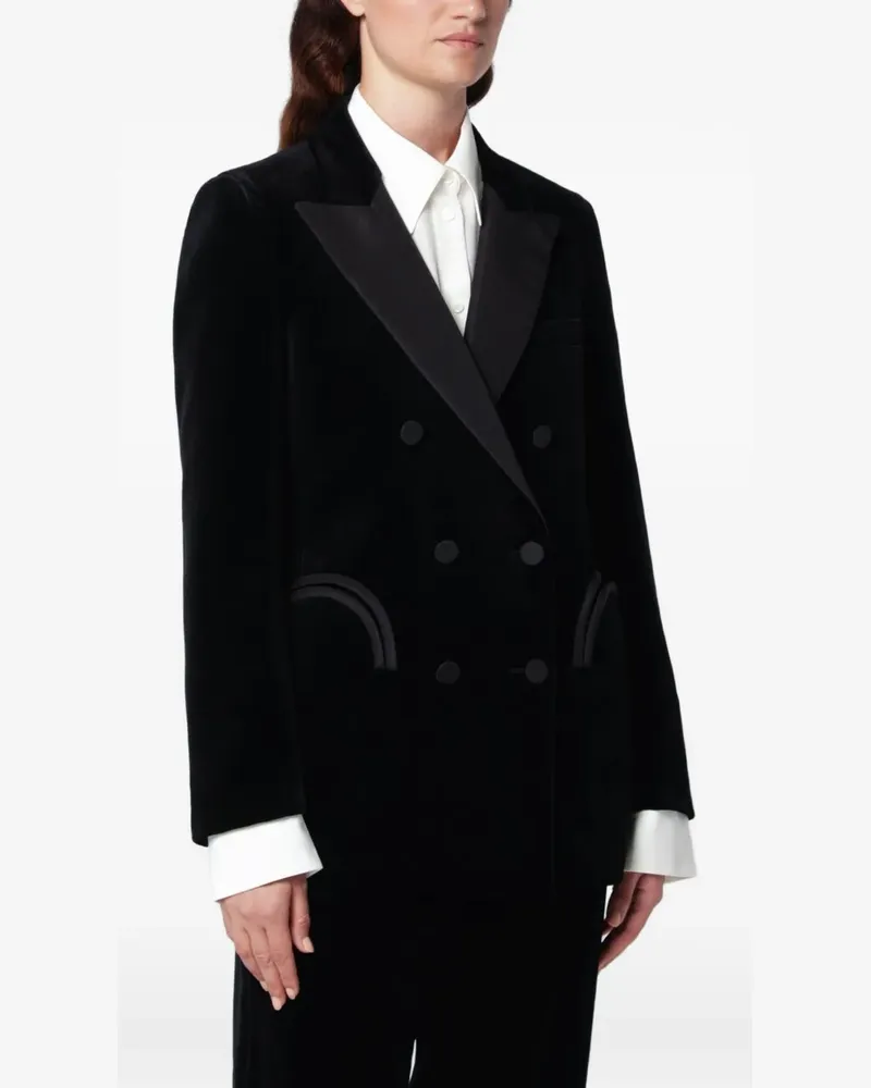 Blazé Milano Jealousy Black double-breasted blazer - Schwarz Schwarz