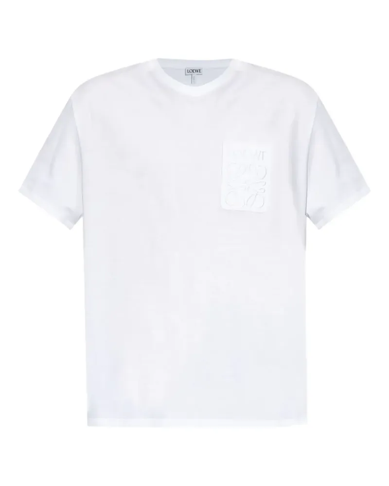 Loewe T-Shirt aus Baumwolle - Weiß Weiß