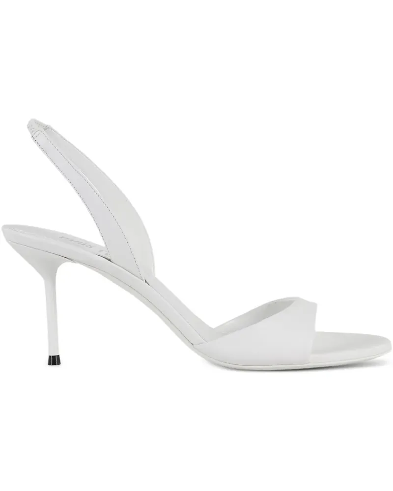 Paris Texas Lidia Slingback-Sandalen 75mm - Weiß Weiß