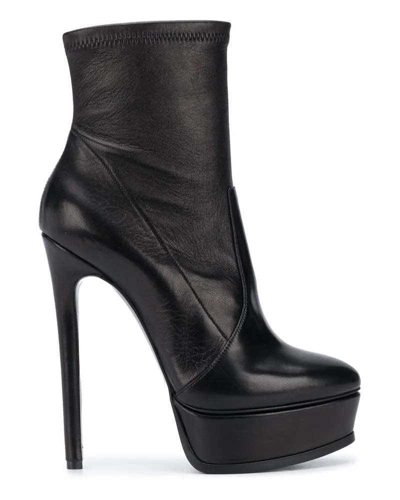 Casadei Stiefeletten mit Plateau-Absatz - Schwarz Schwarz