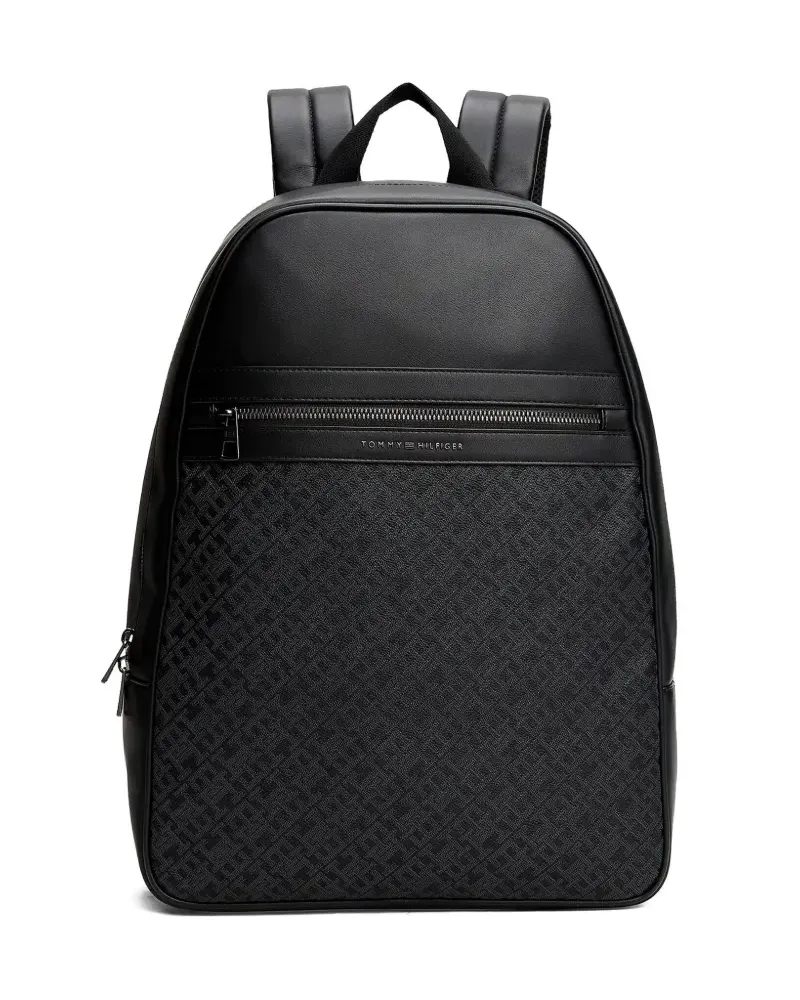 Tommy Hilfiger TH Rucksack mit Monogramm - Schwarz Schwarz