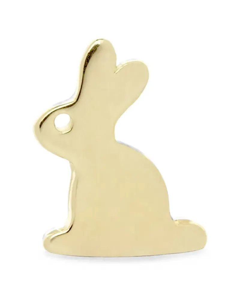 Aliita Mini Bold Conejito Ohrstecker mit Hasenmotiv - Gold Gold