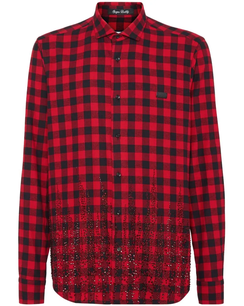 Philipp Plein Sugar Daddy Hemd - Rot Rot